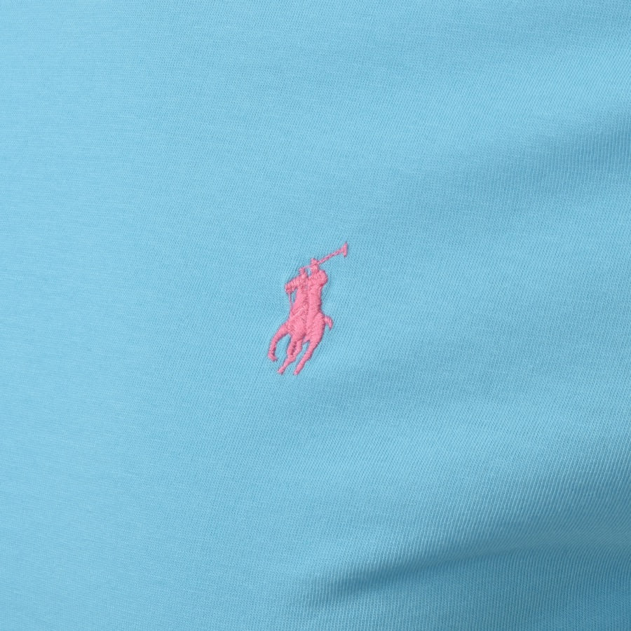 Alternative Image for ProductRalph Lauren Crew Neck Slim Fit T Shirt Blue3